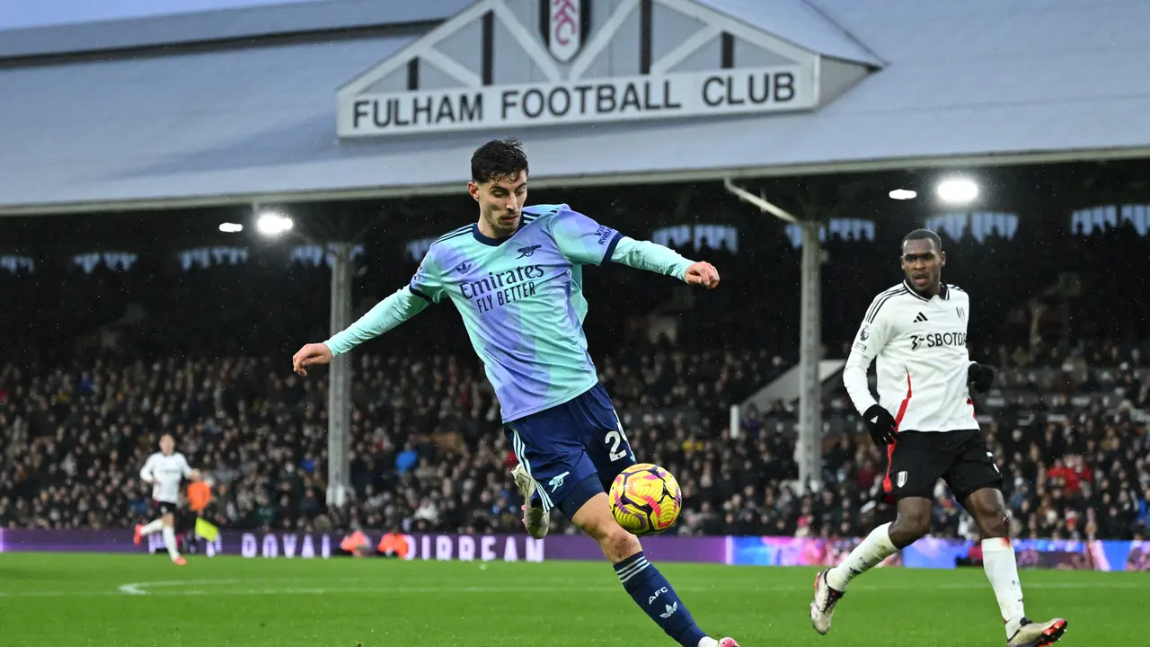 Duel sengit Liga Inggris antara Fulham melawan Arsenal