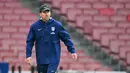 Arsenal datang ke laga ini dengan kepercayaan diri tinggi. Mereka belum terkalahkan di Liga Champions musim 2025/2026 dan berpeluang mencetak rekor baru klub. Hasil imbang di leg pertama sejatinya cukup menguntungkan Arsenal. Mereka hanya perlu menghindari kekalahan untuk membuka jalan ke final. (AFP/Glyn Kirk)