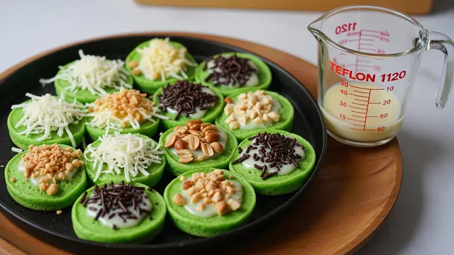 Martabak Mini Pandan Teflon