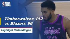 Andrew Wiggins mencetak 23 poin dan Derrick Rose menambah 17 poin dari bangku cadangan ketika Timberwolves memenangi ketiga beruntun mereka dengan mengalahkan Trail Blazers, 112-96.