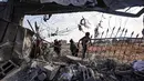 Badan khusus Perserikatan Bangsa-Bangsa (PBB) yang berfokus pada masalah kesehatan masyarakat internasional, World Health Organization (WHO), menyebut bahwa kasus meningitis pada anak di Gaza mengalami kenaikan. (Eyad BABA/AFP)