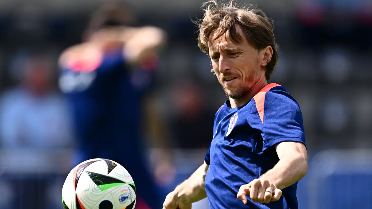 Latihan Kroasia vs Italia EURO 2024