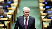 Duta Besar Rusia untuk PBB Vitaly Churkin. (AP)