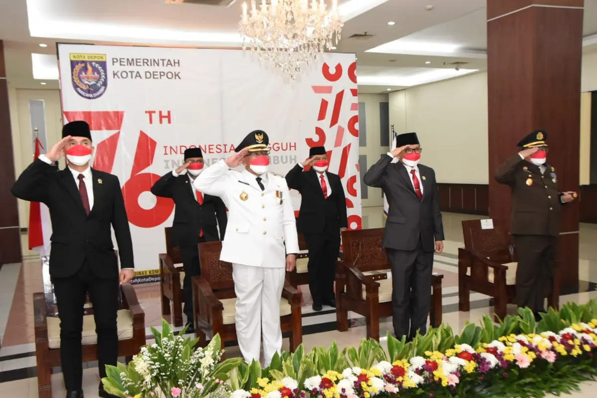 Peringatan HUT ke-76 RI di Kota Depok