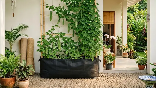 Gunakan Planter Bag Besar agar Lebih Fleksibel