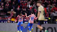 Semifinal Copa del Rey: Atletico Madrid Pesta Gol ke Gawang Barcelona, Diego Simeone Semringah