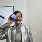 Pevita Pearce bersama Galaxy Z Flip6 (Liputan6.com/ Agustin Setyo Wardani)