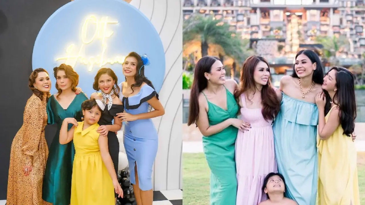 Gaya Kompak Jessica Mila dengan Ketiga Kakak Yakup Hasibuan, Akrab Seperti Bestie