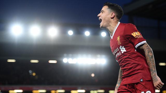 FOTO: Ragam Selebrasi Gol Philippe Coutinho bersama Liverpool