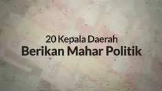 Komisi Pemberantasan Korupsi (KPK) menemukan data calon kepala daerah yang memberi mahar kepada partai politik. Data tersebut didapat usai membuat survei Bantuan Kepentingan Pendanaan Pilkada 2018.