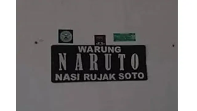 6 Potret Warung yang Mengaku Pernah Dikunjungi Naruto Ini Bikin Ngakak