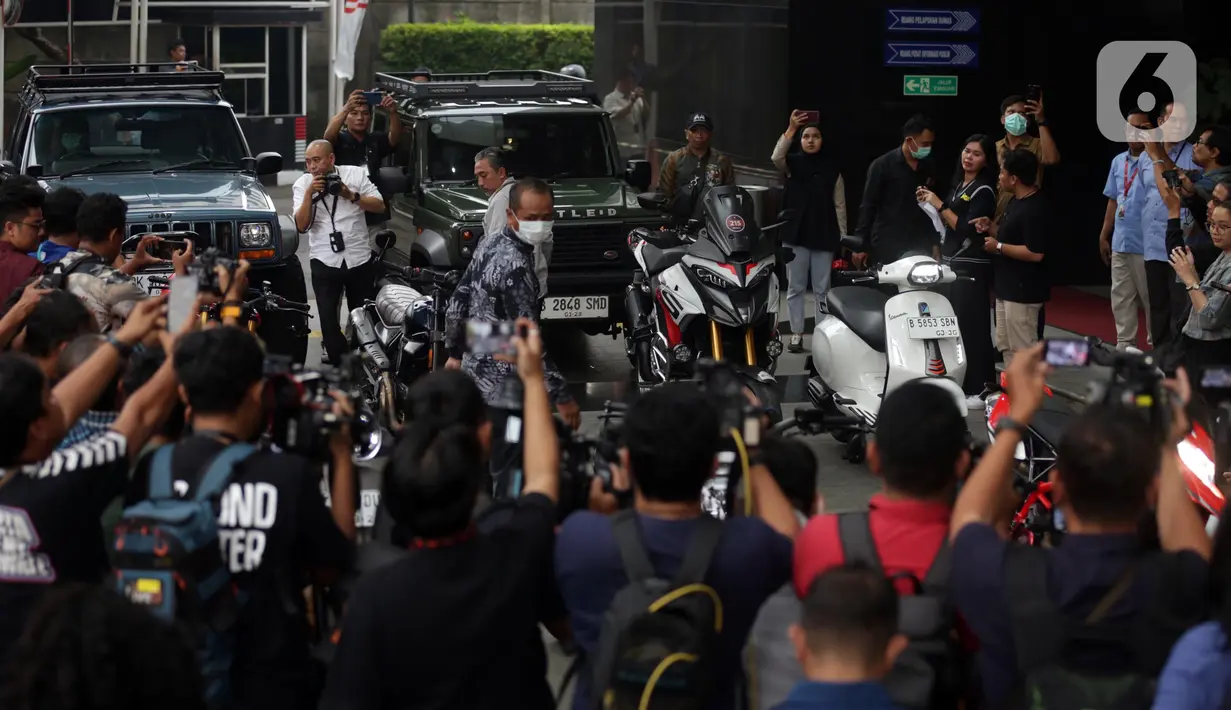 22 kendaraan mewah tersebut, terdiri dari 15 mobil dan 7 motor. (Liputan6.com/Helmi Fithriansyah)