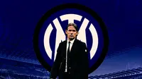 Inter Milan - Ilustrasi Simone Inzaghi (Bola.com/Adreanus Titus)