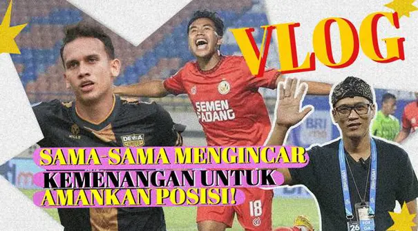 Berita video Vlog Bola.com kali ini mengintip persiapan Semen Padang yang akan menjadi tamu dari Dewa United dalam lanjutan pekan ke-26 BRI Liga 1 2024/2025. Kemenangan sangat dibutuhkan oleh kedua tim, Semen Padang lebih berambisi.