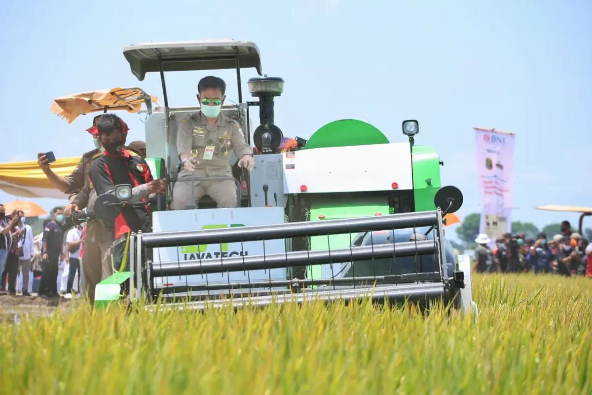 Mentan Syahrul Yasin Limpo mengapresiasi ketangguhan Provinsi Lampung sebagai penyumbang terbesar pangan nasional.