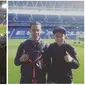 Evan Dimas bersama Fuguh Pangestu Diansyah Alam menonton pertandingan Espanyol vs Real Sociedad. (sumber: Instagram)