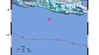 Gempa dengan magnitudo (M) 5,8 mengguncang DIY, Senin (26 Agustus 2024). (Dok. BMKG)