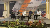 Diskusi panel di Hotel Adimulia, Jalan Diponegoro, Kota Medan, Senin (13/2/2023