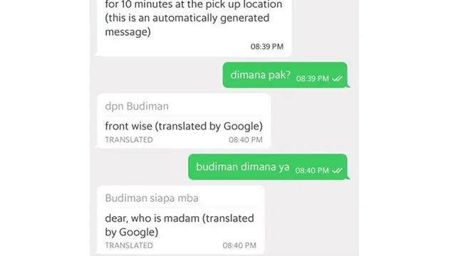10 Chat Kocak Driver Ojol saat Jemput Penumpang Ini Bikin Geleng Kepala