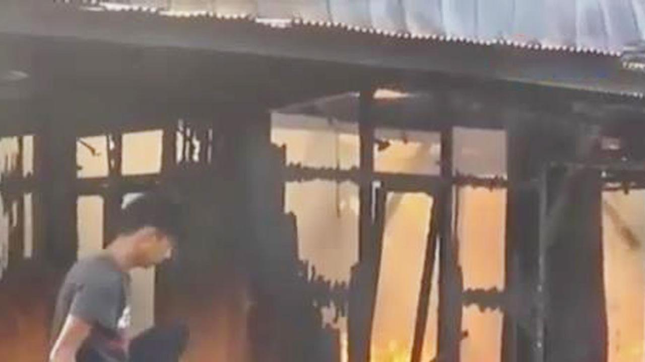 Kebakaran di Makassar