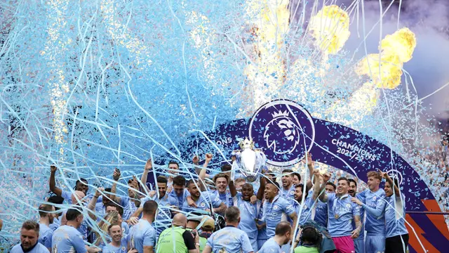 FOTO: Manchester City Juara Liga Inggris