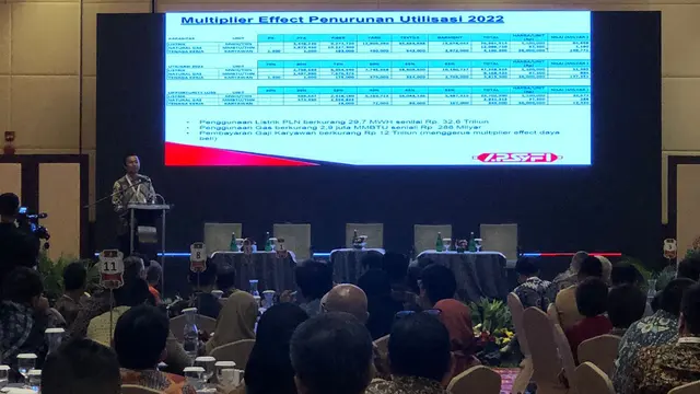 CEO GATHERING dengan tema “TANTANGAN INTERNASIONAL dan DOMESTIK TPT DI TAHUN POLITIK” yang digelar oleh Asosiasi Pertekstilan Indonesia. (Tira/Liputan6.com)