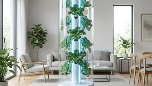 Kebun Sayur Mini Dengan Kombinasi Vertical Tower