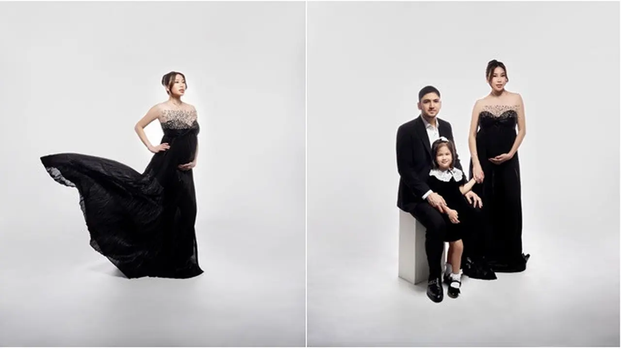 6 Potret Maternity Shoot Kezia Toemion, Menantu Keluarga Cendana Hamil Anak Kedua