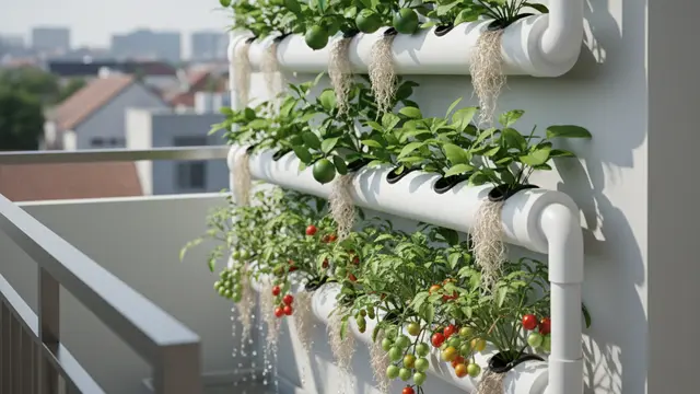 Desain Kebun Buah Mini di Rumah Sempit. AI