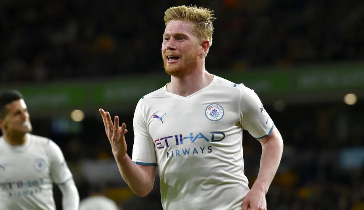 Kemenangan ini membuat City mantap di puncak klasemen sementara Liga Inggris dengan mengoleksi 89 poin. (AP/Rui Vieira)