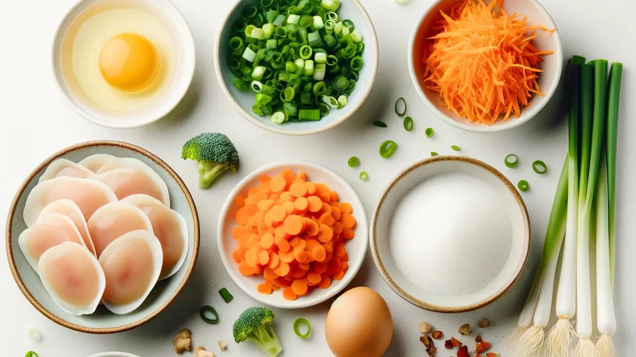 Bahan-bahan Dimsum Sehat ala Makan Bergizi Gratis untuk Anak