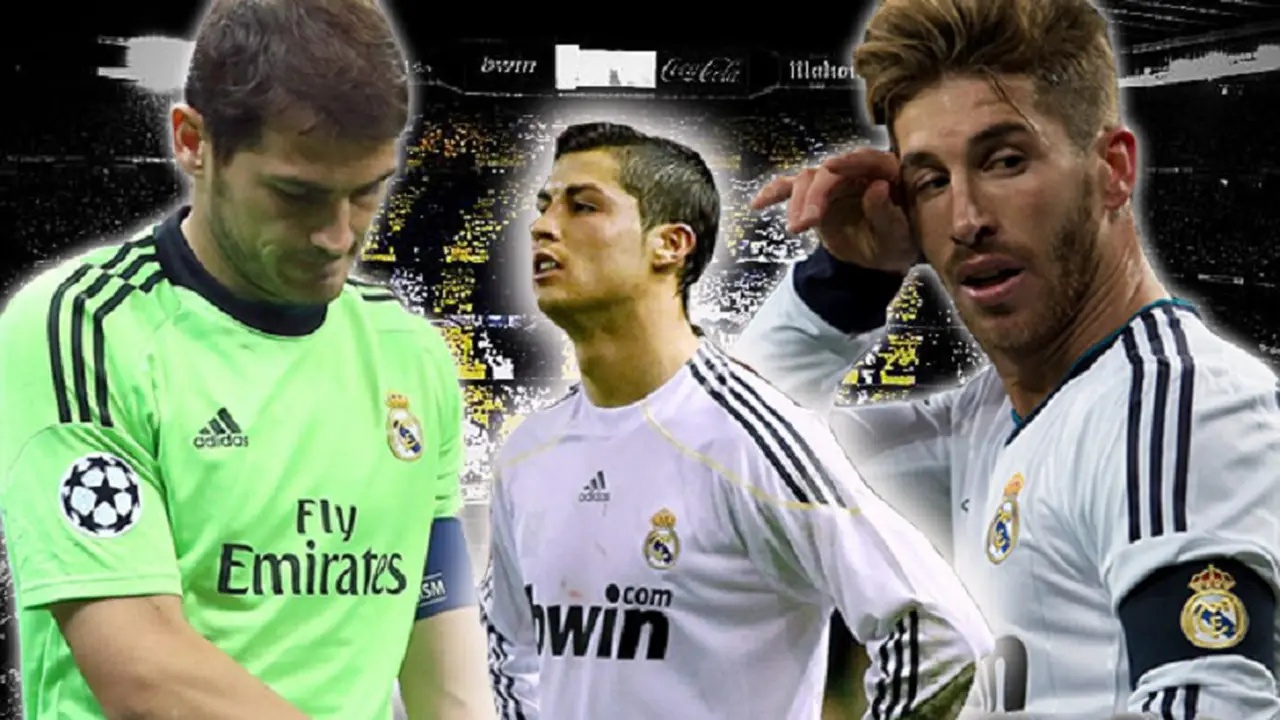 Iker casillas, cristiano Ronaldo, Sergio ramos