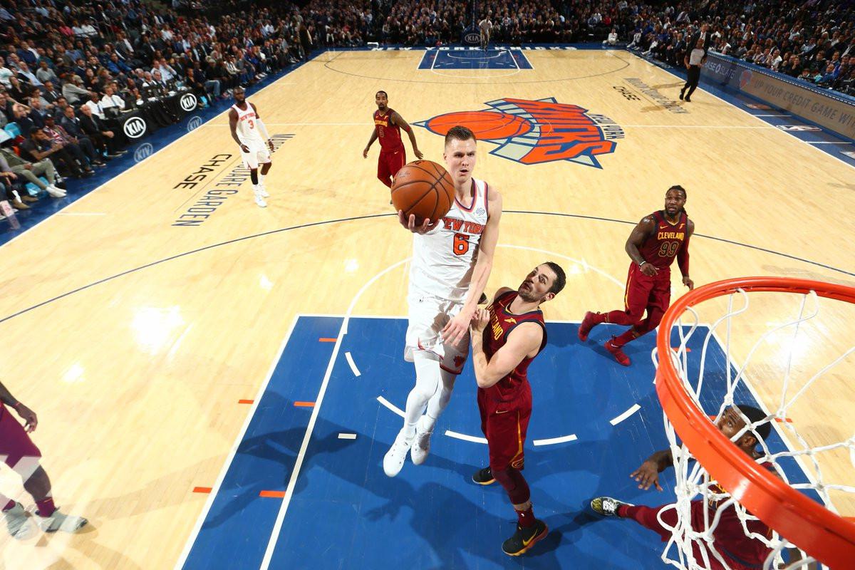 Cleveland Cavaliers vs New York Knicks (Twitter NBA)