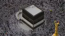 Jemaah calon haji akan melakukan wukuf di Arafah mulai pada 15 Juni 2024. (AP Photo/Rafiq Maqbool)
