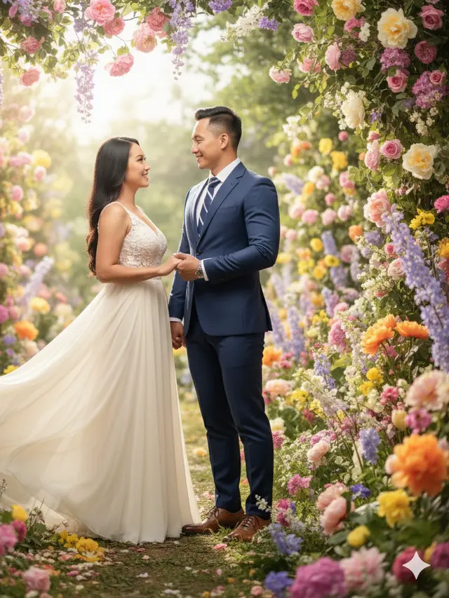 Cara Bikin Foto Prewedding Pakai Gemini AI/Ilustrasi Gemini AI