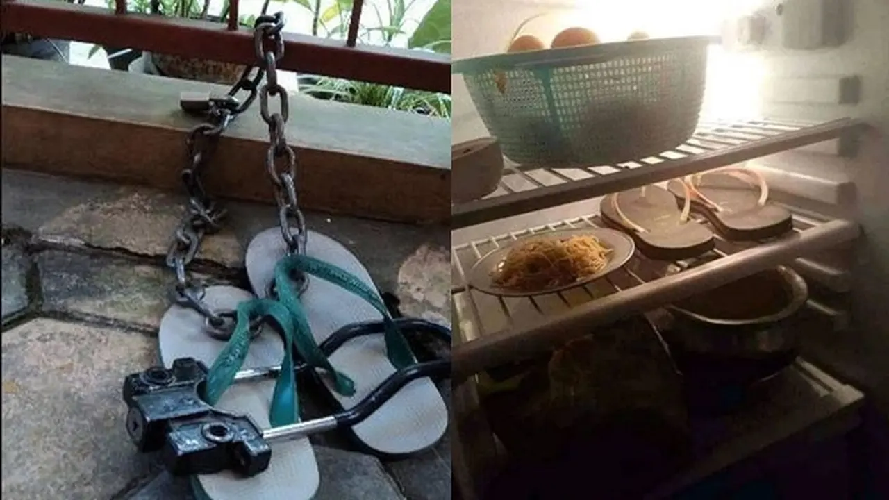6 Tempat Penyimpanan Sandal yang Aman dan Anti Maling, Nyeleneh
