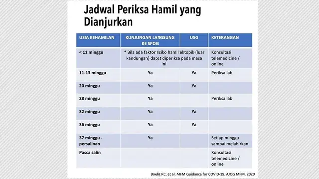 Jadwal Periksa Kehamilan yang Dianjurkan
