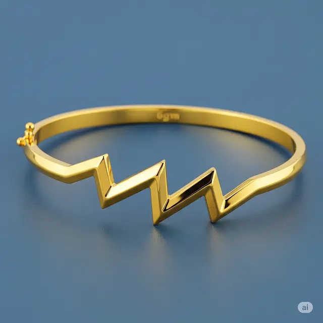 Model Gelang Emas Bangle 6 Gram Paling Memikat.