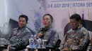 CEO Blibli.com, Kusumo Martanto, saat konferensi pers jelang Indonesia Open 2018 di Hotel Fairmont, Jakarta, Senin (14/5/2018). Blibli Indonesia Open 2018 ini memperebutkan hadiah total senilai USD 1.250.000. (Bola.com/M Iqbal Ichsan)