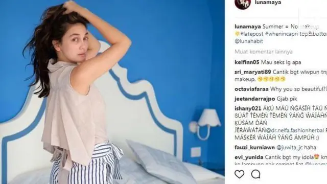 VIDEO: Viral, Foto Luna Maya Tanpa Riasan di Media Sosial
