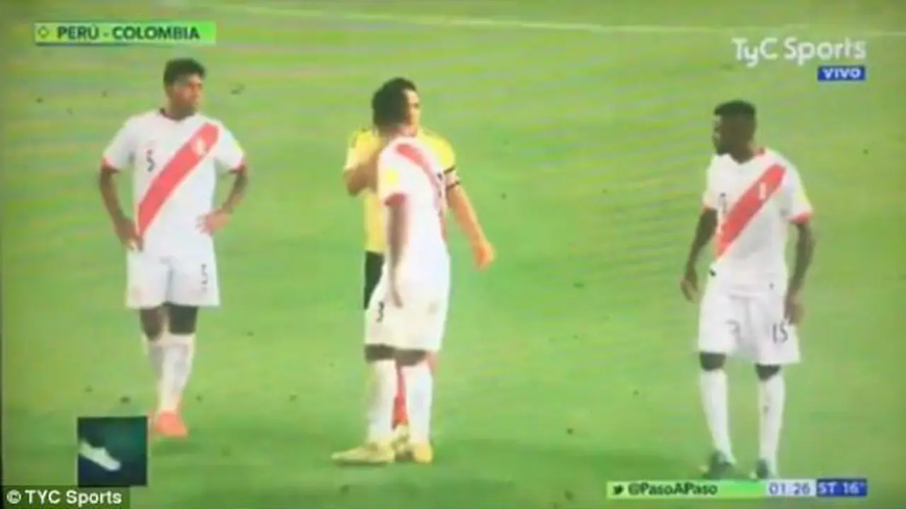 Radamel Falcao dituding memengaruhi lawan agar bermain imbang saat Kolombia bertemu Peru