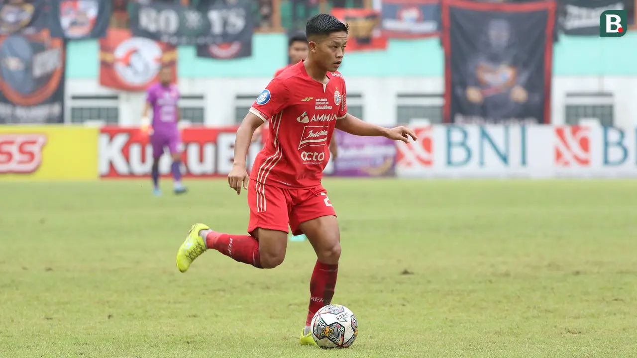 Pemain Persija Jakarta Ilham Rio Fahmi