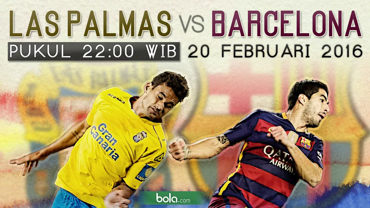 Las Palmas vs Barcelona (Bola.com/Samsul Hadi)