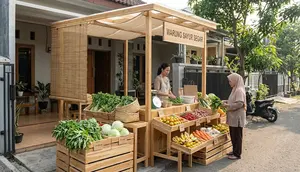 7 Desain Warung Sayuran di Rumah yang Estetik dan Hemat Biaya, Bikin Pembeli Betah