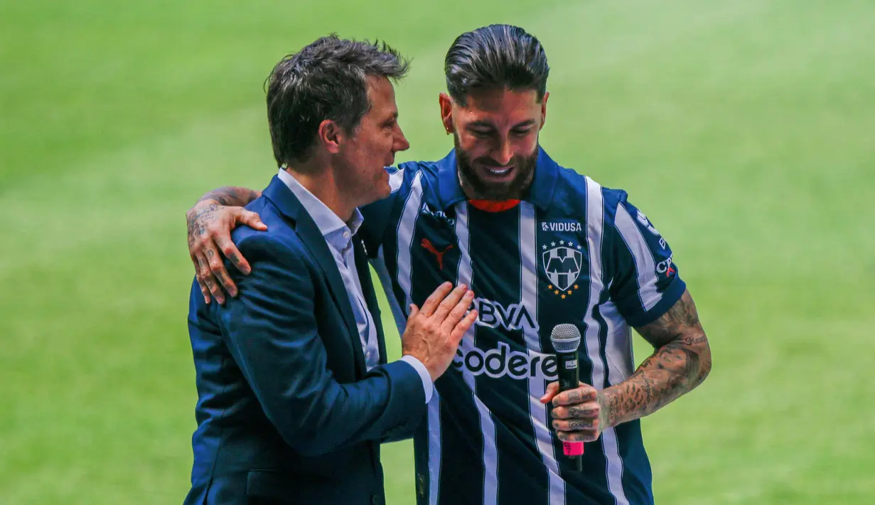 Sergio Ramos diharapkan mampu membawa Monterrey bersaing di Liga Meksiko. (Julio Cesar AGUILAR/AFP)