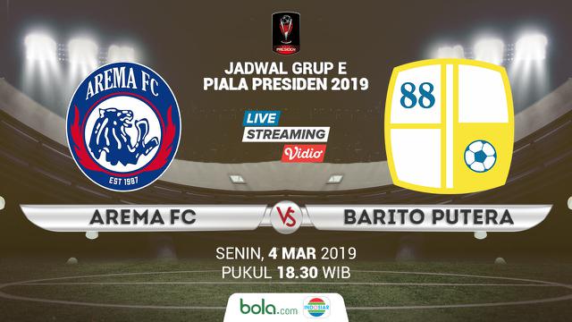 Arema FC vs Barito Putera