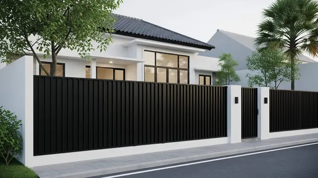 Pagar Rumah Anti Maling Berbahan Hollow Galvanis Kuat