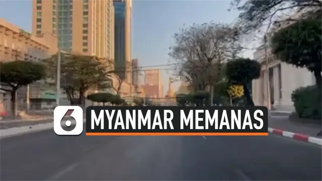 VIDEO: Suasana Yangon Tenang setelah Kudeta Militer di Myanmar