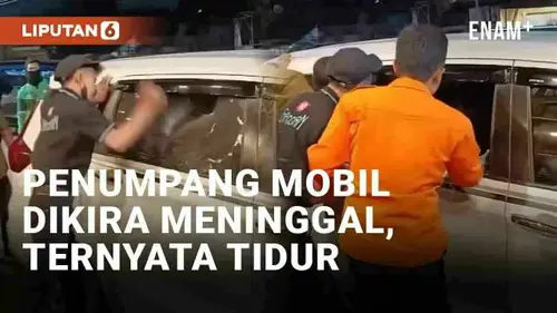 VIDEO: Viral Warga Pecah Kaca Mobil Demi Evakuasi Penumpang Diduga Meninggal, Ternyata Tidur Pulas