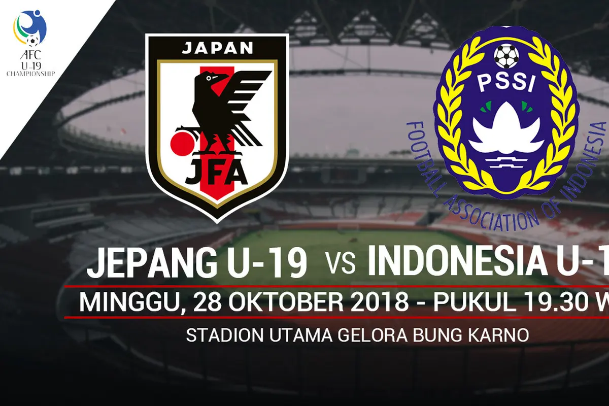 Jepang U-19 Vs Indonesia U-19
